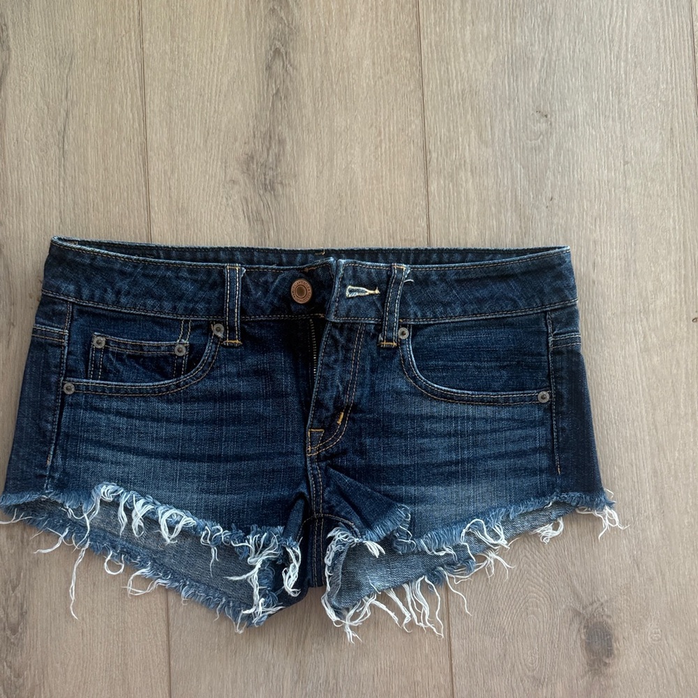 American Eagle Outfitters Dark Blue Jean Shorts